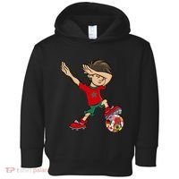 Dabbing Boy Morocco Soccer Jersey National Flag Toddler Hoodie thumb 0