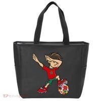Dabbing Boy Morocco Soccer Jersey National Flag Tote Bag thumb 0