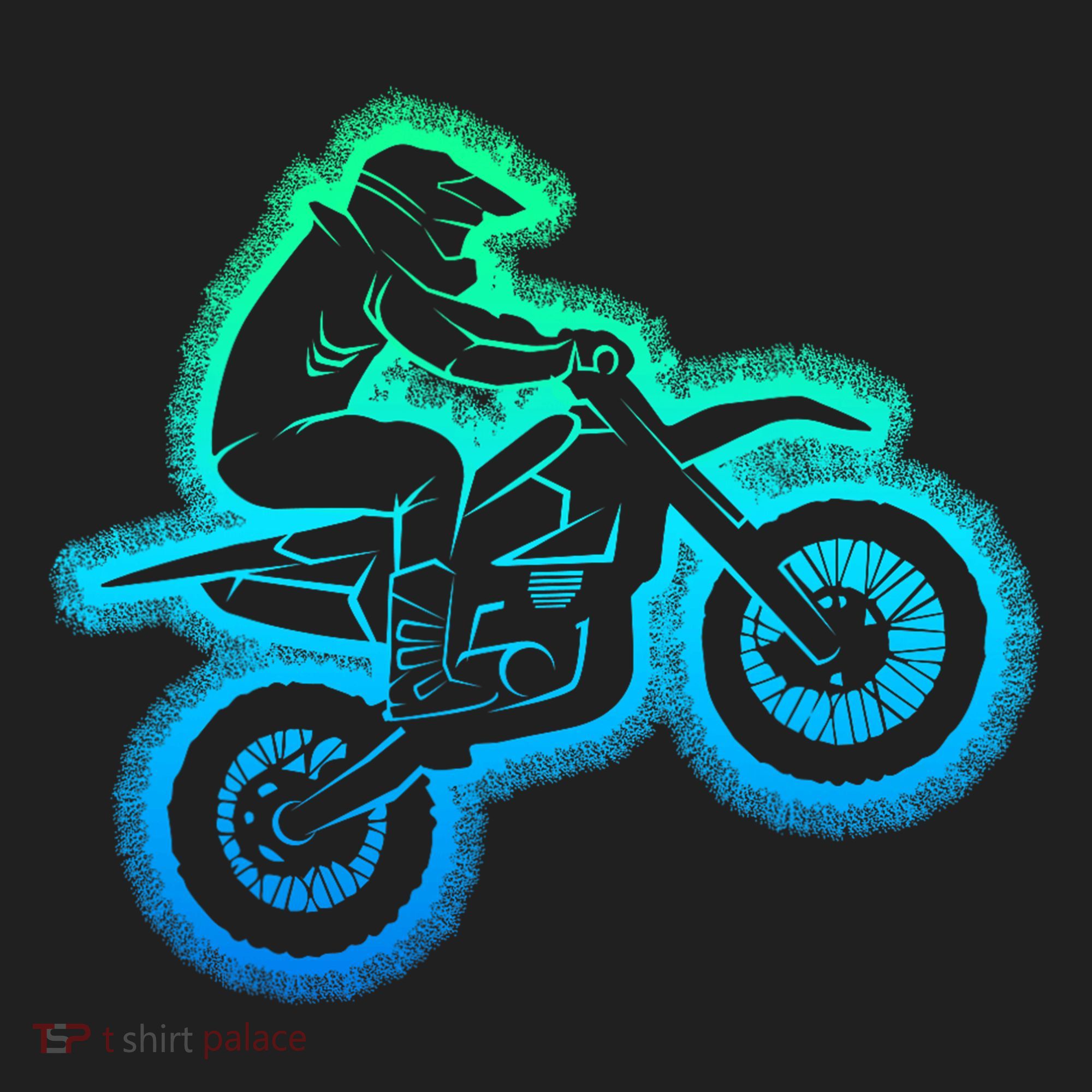 Dirt Bike Motocross Enduro Dirt Biking Golf Towel