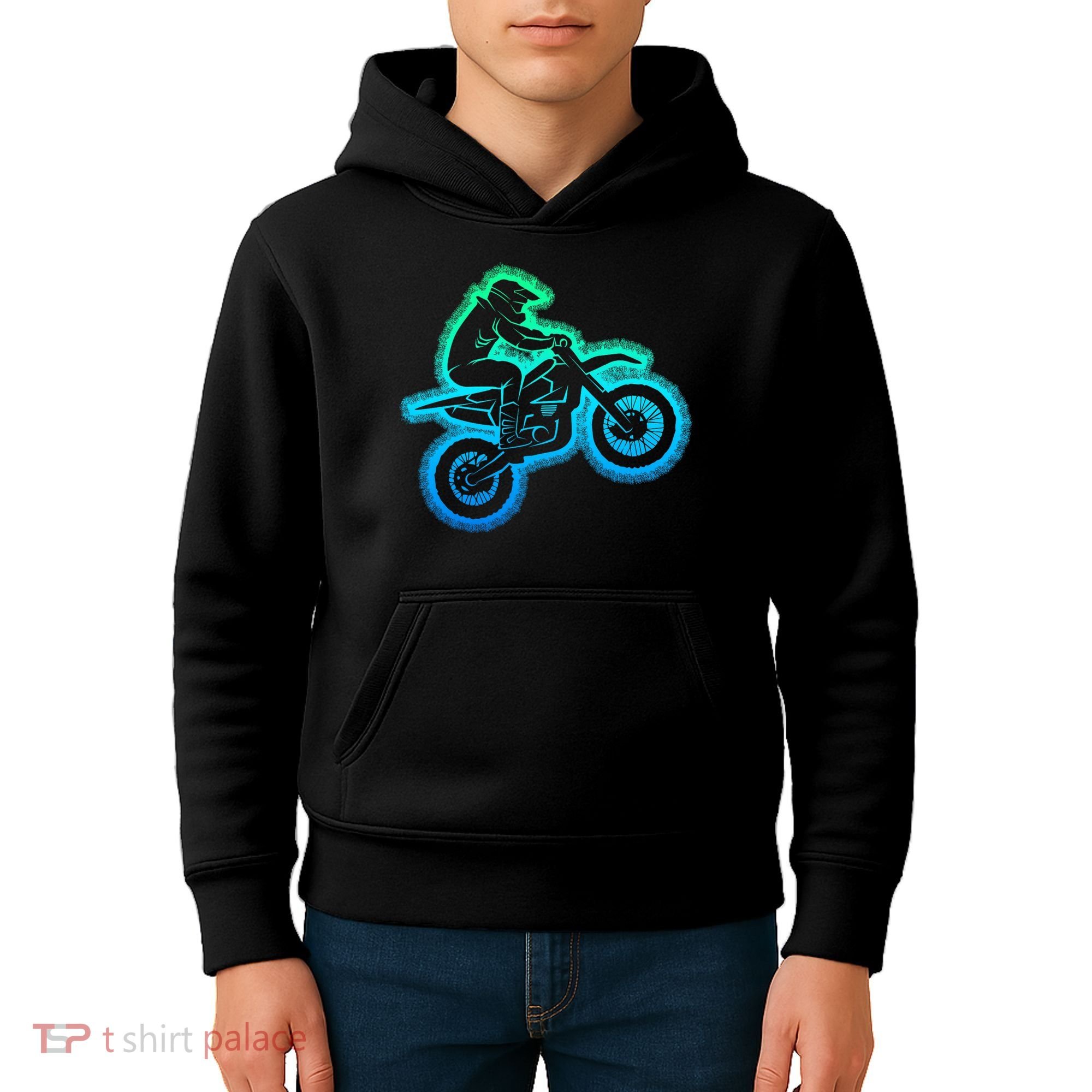 Dirt Bike Motocross Enduro Dirt Biking Kids Hoodie