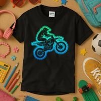 Dirt Bike Motocross Enduro Dirt Biking Kids T-Shirt thumb 3