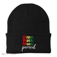 Dope Black Mom Black History Juneteenth Beanie thumb 0