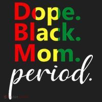 Dope Black Mom Black History Juneteenth Golf Towel thumb 3