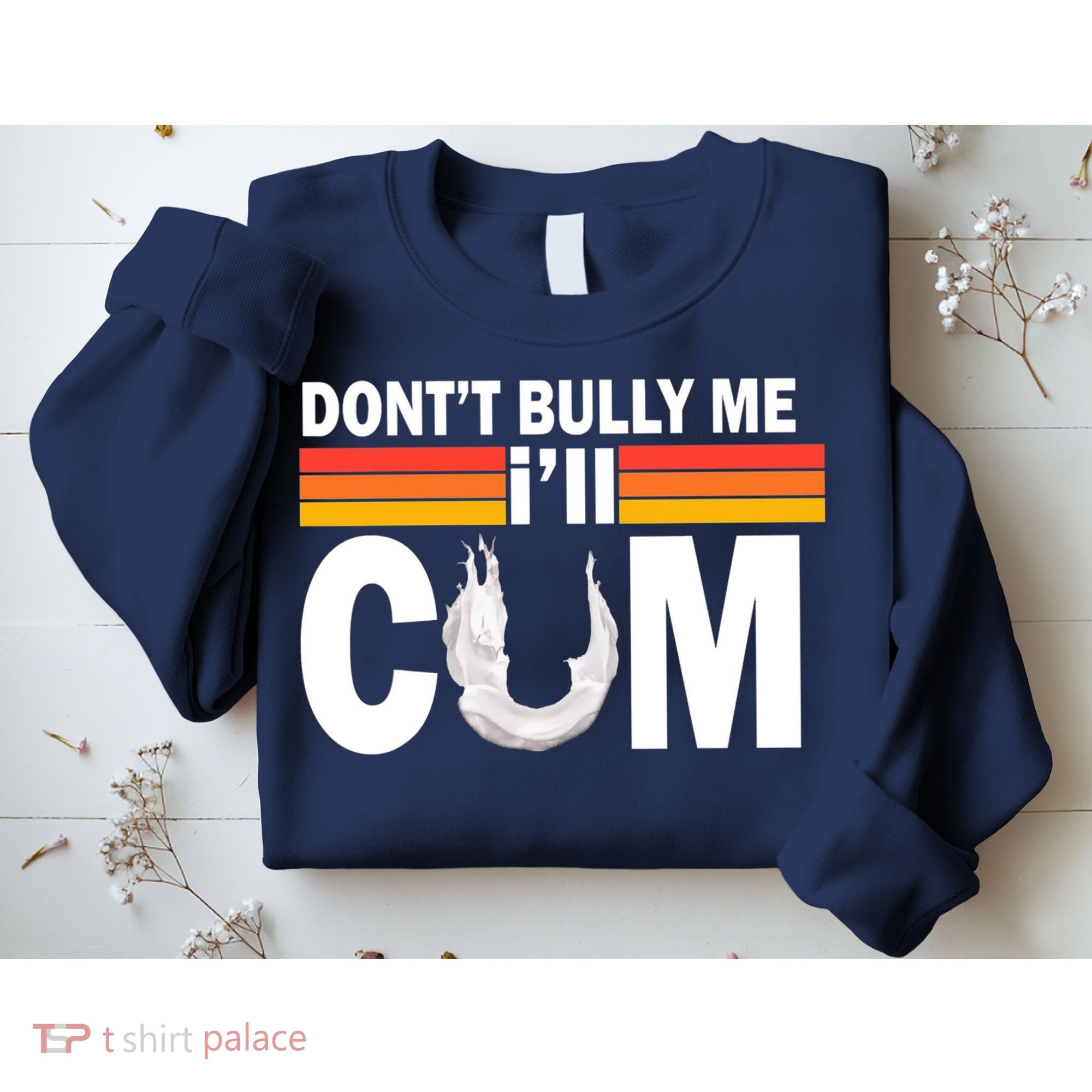 DonT Bully Me ILl Cum Retro Anti Bullying Sweatshirt
