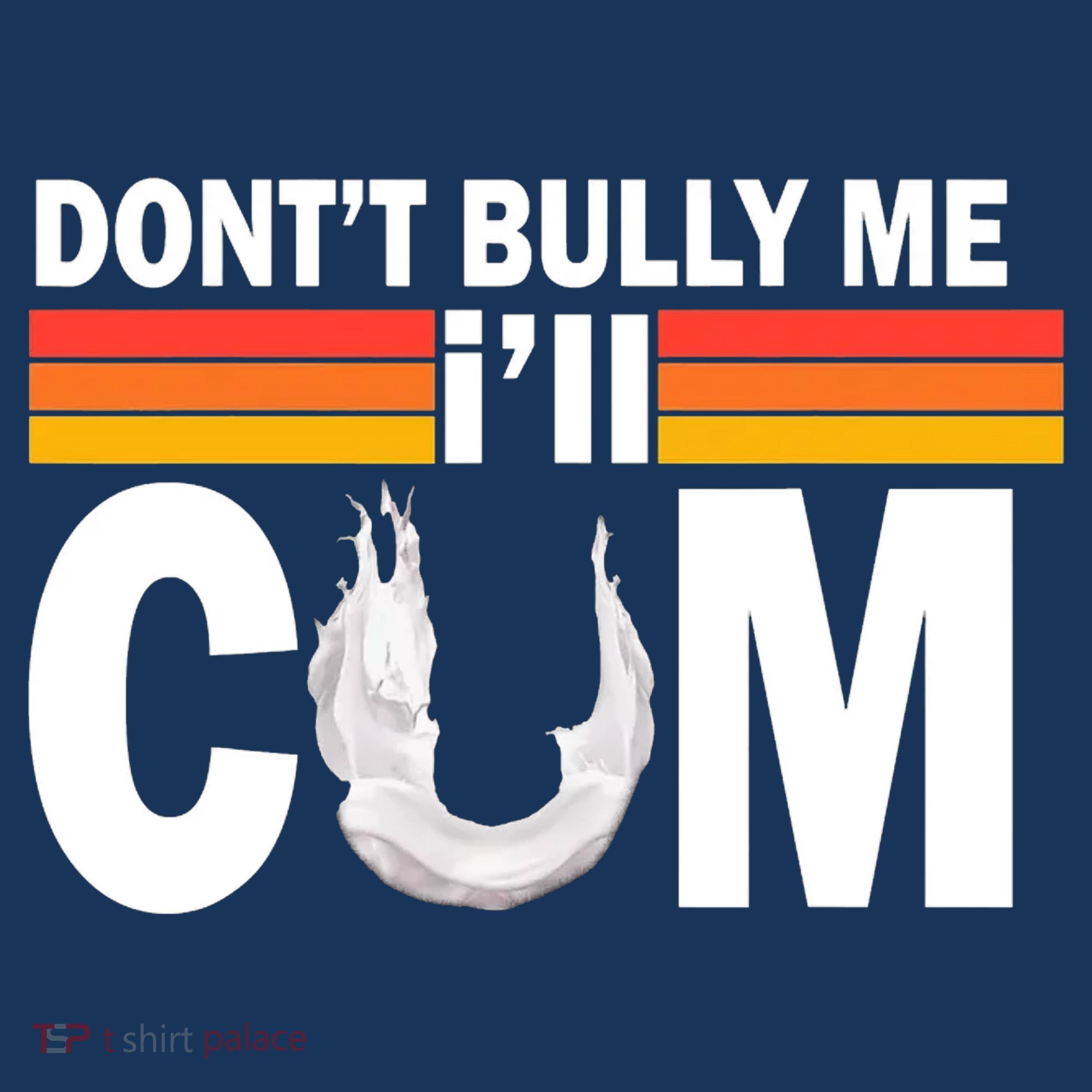 DonT Bully Me ILl Cum Retro Anti Bullying Coaster
