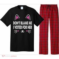DonT Blame Me I Voted For Her Funny Pajama Set thumb 0