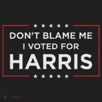 Don't Blame Me I Voted For Harris Golf Towel thumb 3