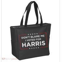 Don't Blame Me I Voted For Harris Tote Bag thumb 2