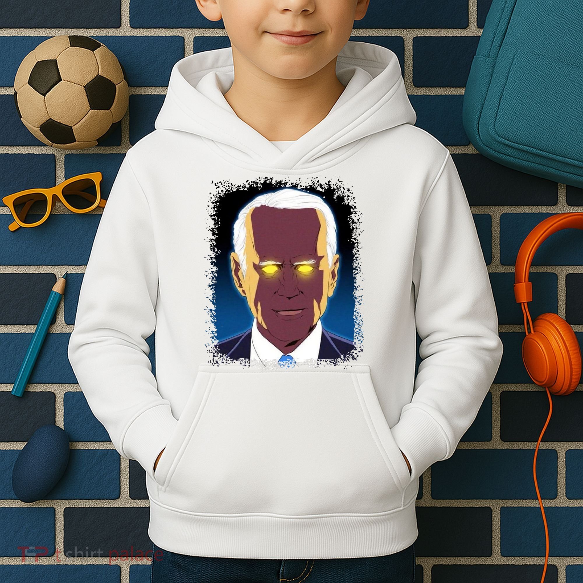 Dark Brandon Meme Kids Hoodie