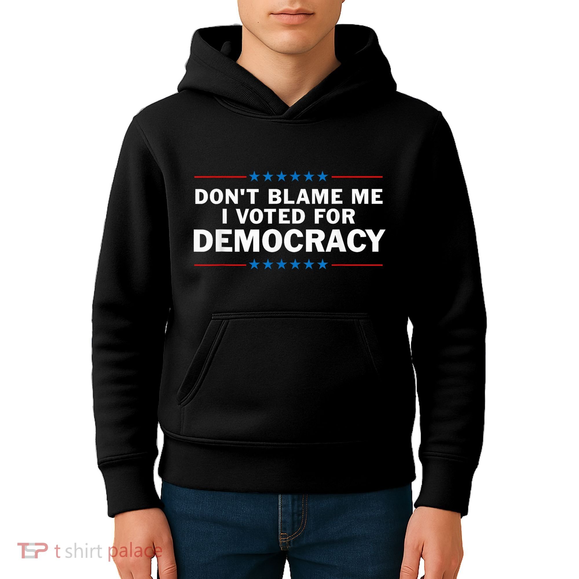 Dont Blame Me I Voted For Democracy Kids Hoodie