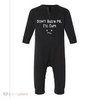 DonT Bull Me ILl Come Infant Fleece One Piece thumb 0