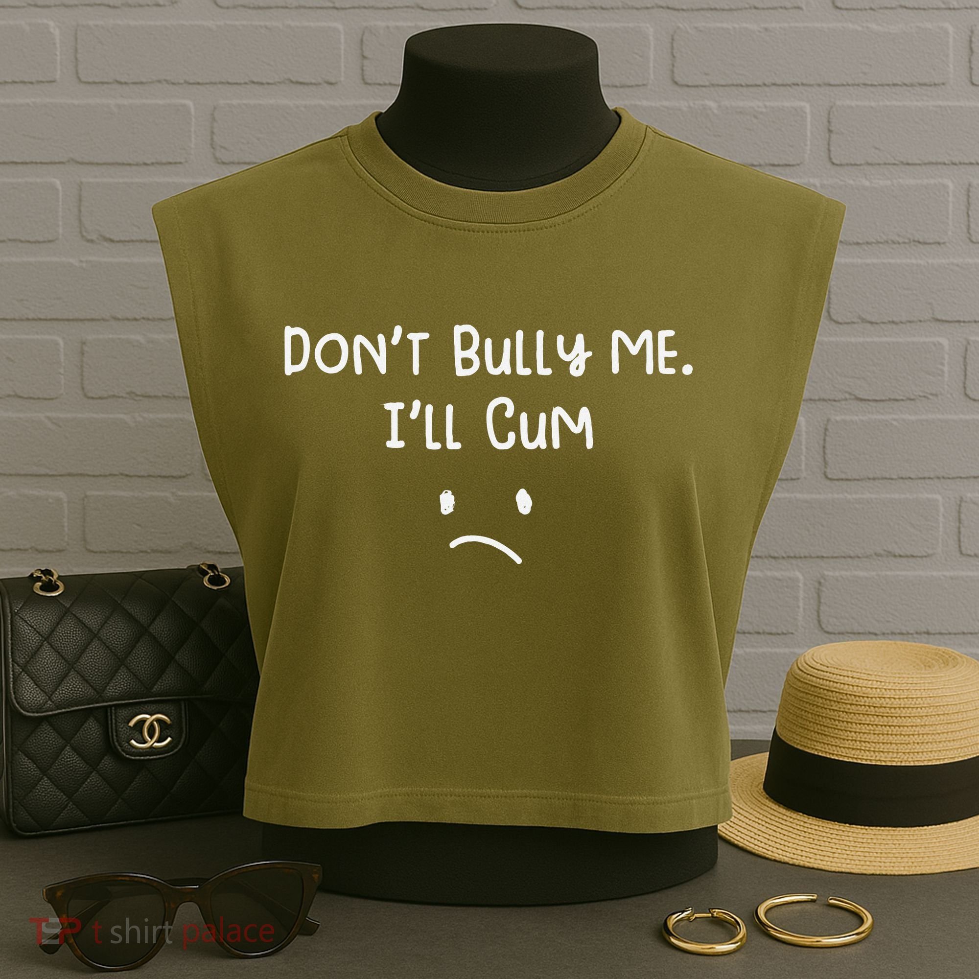 DonT Bull Me ILl Come Garment-Dyed Women's Muscle Tee