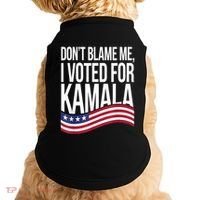 DonT Blame Me I Voted For Kamala 2024 Usa Kamala Harris Doggie Tank thumb 0