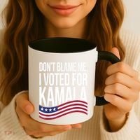 DonT Blame Me I Voted For Kamala 2024 Usa Kamala Harris Coffee Mug thumb 3