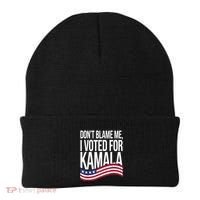 DonT Blame Me I Voted For Kamala 2024 Usa Kamala Harris Beanie thumb 0