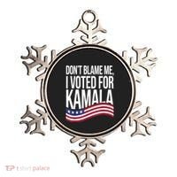 DonT Blame Me I Voted For Kamala 2024 Usa Kamala Harris Ornament thumb 0