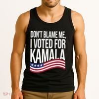 DonT Blame Me I Voted For Kamala 2024 Usa Kamala Harris Tank Top thumb 3
