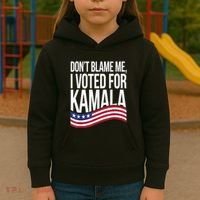 DonT Blame Me I Voted For Kamala 2024 Usa Kamala Harris Kids Hoodie thumb 3