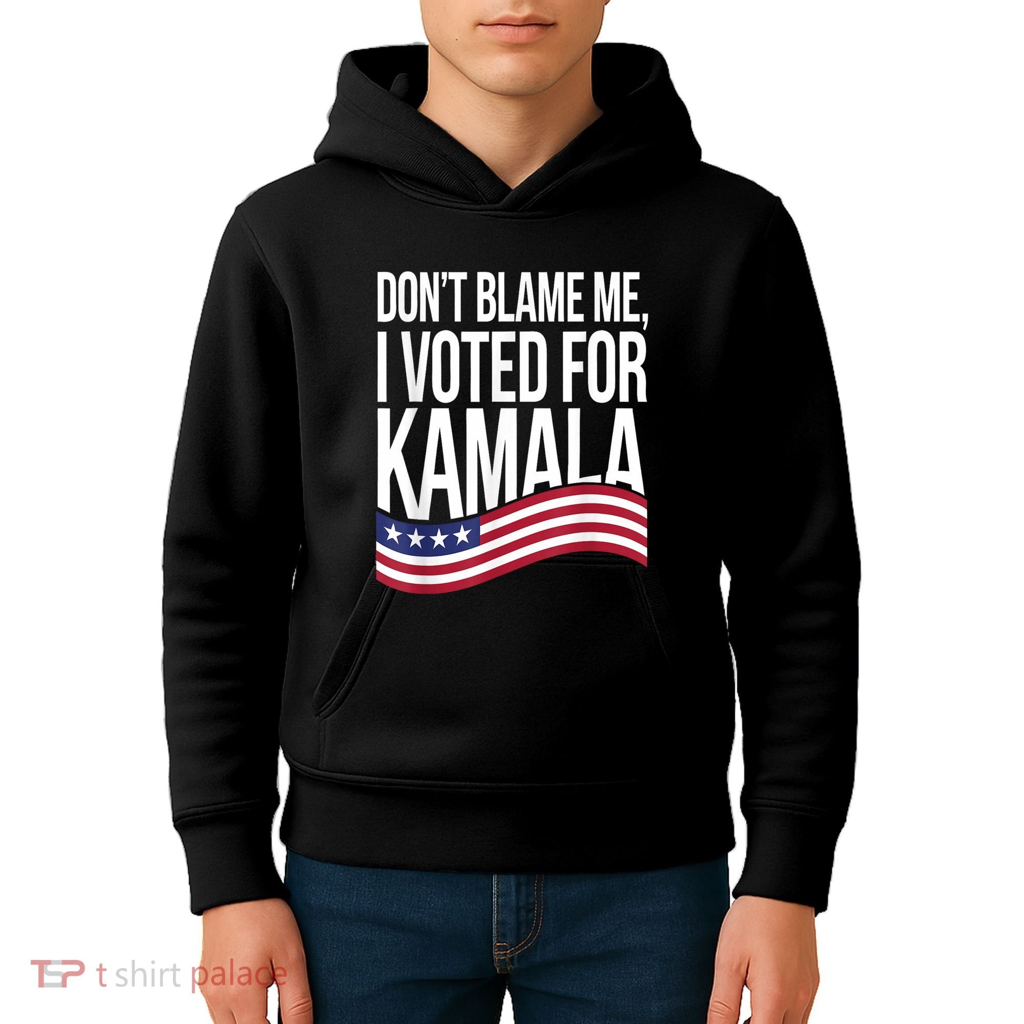 DonT Blame Me I Voted For Kamala 2024 Usa Kamala Harris Kids Hoodie