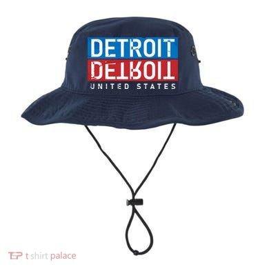 Detroit Block Mirrored Logo Bucket Hat