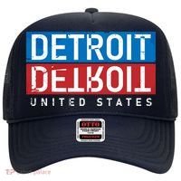 Detroit Block Mirrored Logo Hat thumb 0