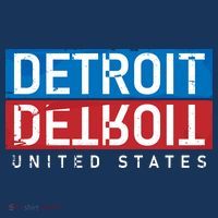 Detroit Block Mirrored Logo Kids Sweatshirt thumb 2