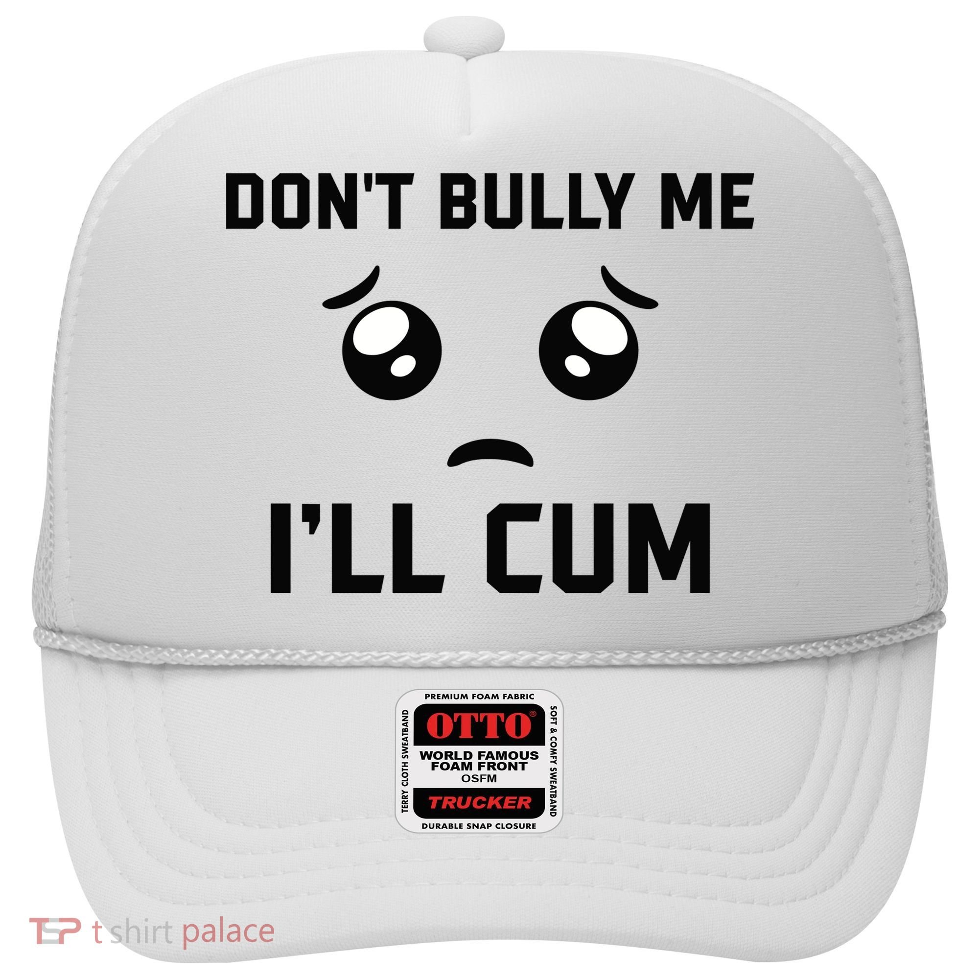 Don't Bully Me Ill Cum Funny Hat