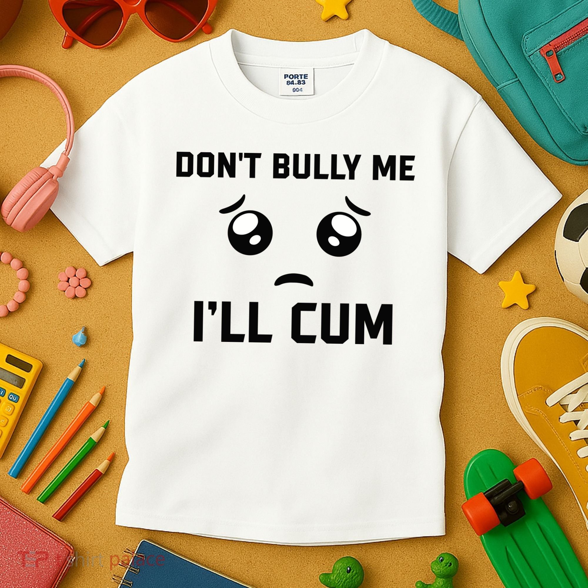 Don't Bully Me Ill Cum Funny Kids T-Shirt
