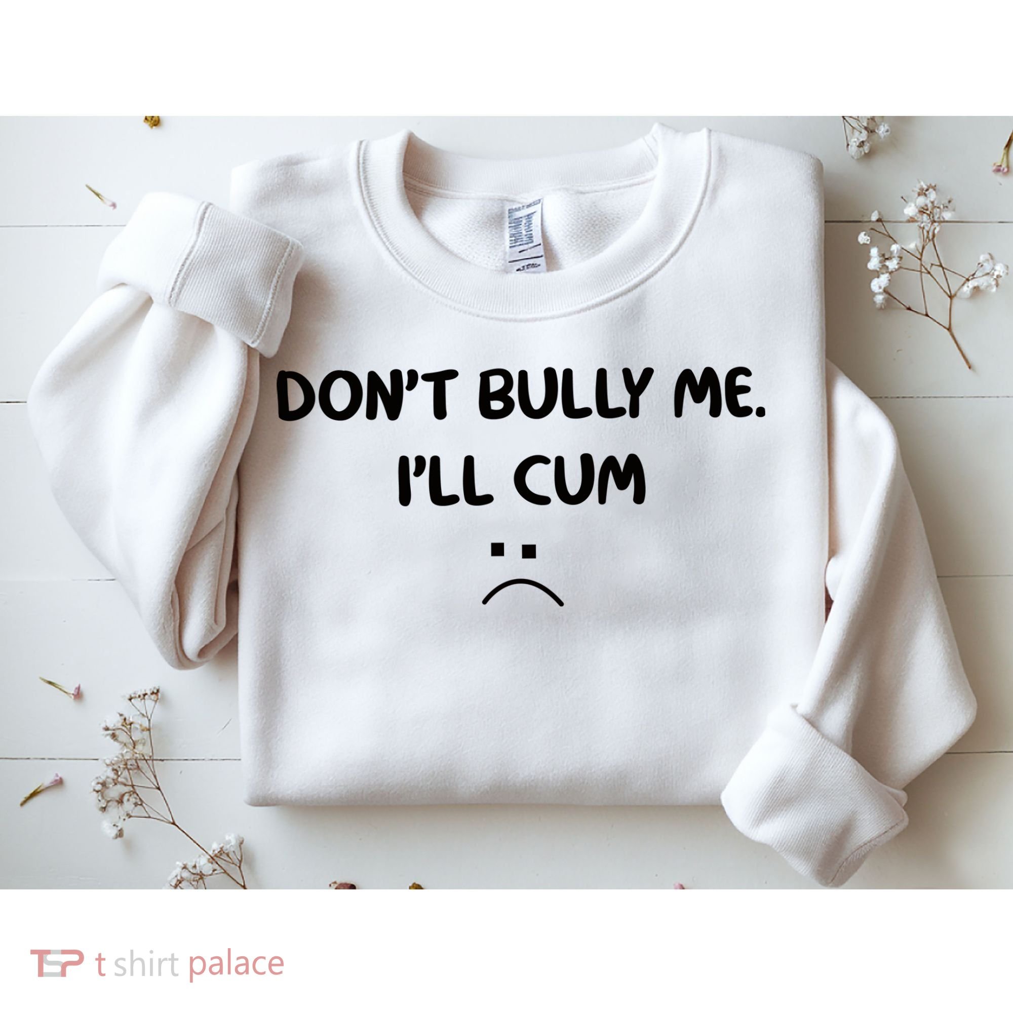 Don't Bully Me I'll Cum Sweatshirt