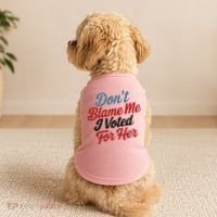 DonT Blame Me I Voted For Her Doggie Tank thumb 2