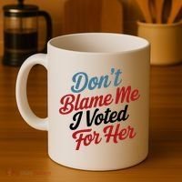 DonT Blame Me I Voted For Her Coffee Mug thumb 4