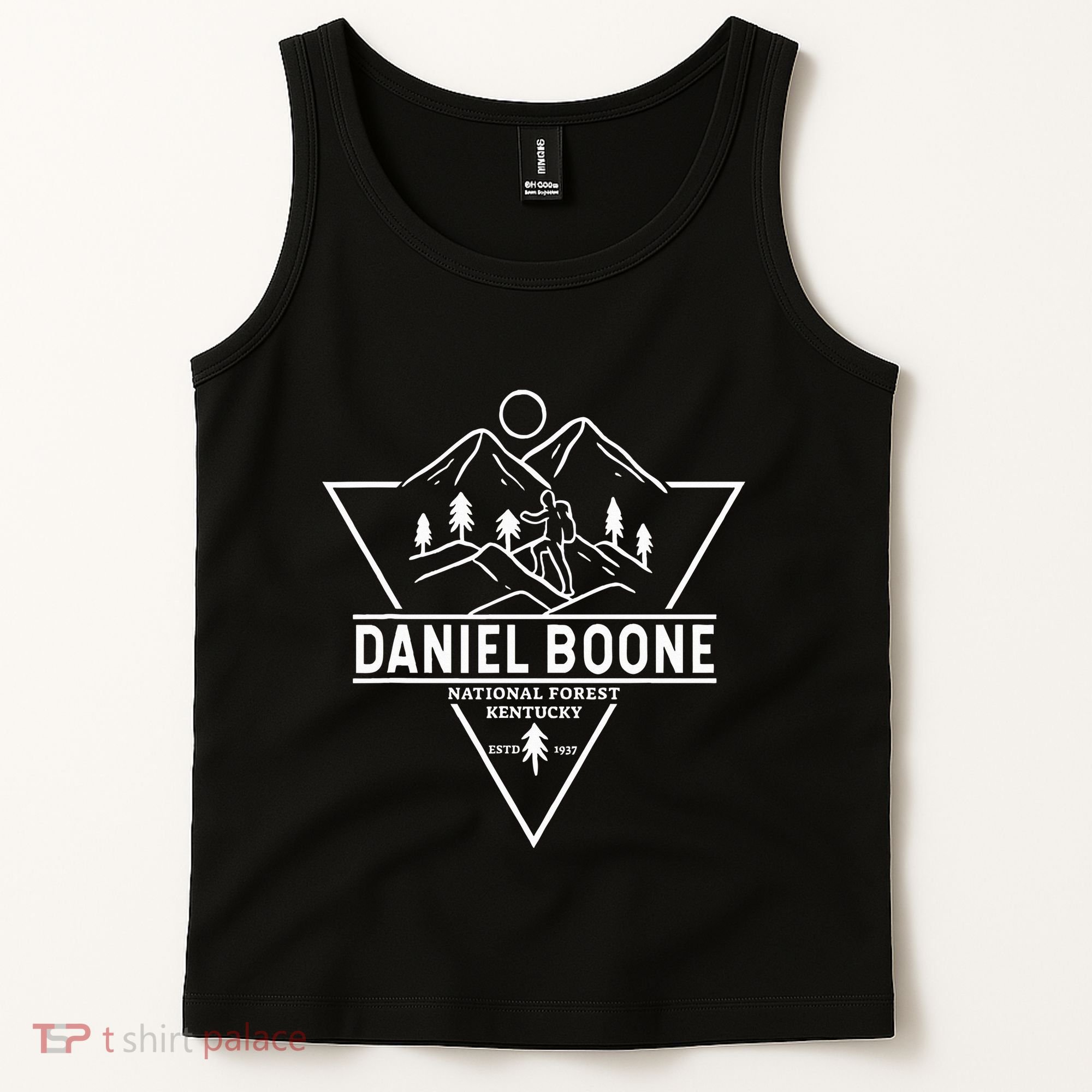 Daniel Boone National Forest Kentucky Badge Tank Top