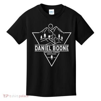 Daniel Boone National Forest Kentucky Badge Kids T-Shirt