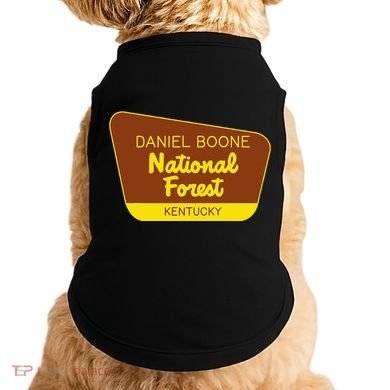 Daniel Boone National Forest Kentucky Retro Sign Doggie Tank