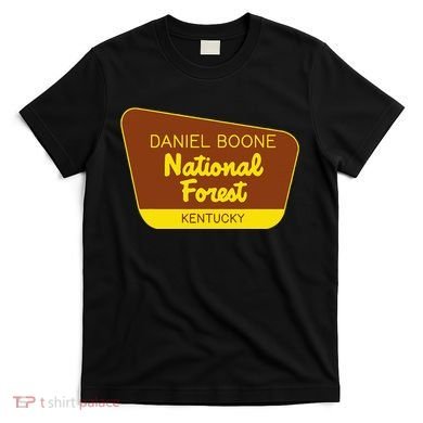 Daniel Boone National Forest Kentucky Retro Sign T-Shirt
