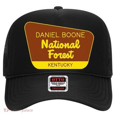 Daniel Boone National Forest Kentucky Retro Sign Hat