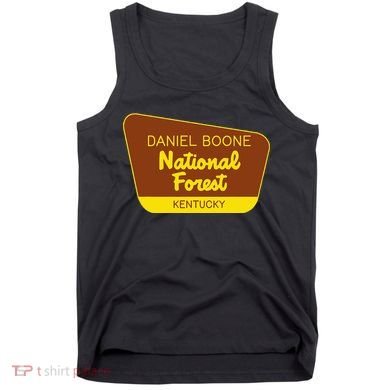 Daniel Boone National Forest Kentucky Retro Sign Tank Top