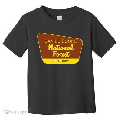 Daniel Boone National Forest Kentucky Retro Sign Toddler T-Shirt