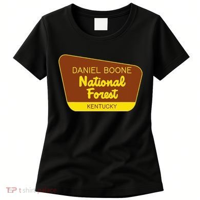 Daniel Boone National Forest Kentucky Retro Sign Women's T-Shirt