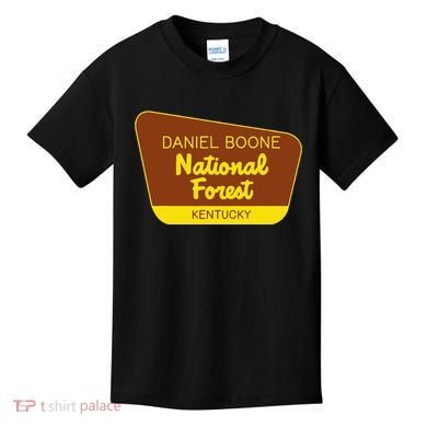 Daniel Boone National Forest Kentucky Retro Sign Kids T-Shirt