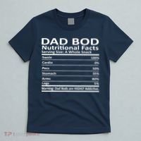 Dad Bod Nutritional Facts Funny Father T-Shirt thumb 5