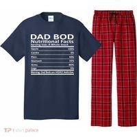 Dad Bod Nutritional Facts Funny Father Pajama Set thumb 0