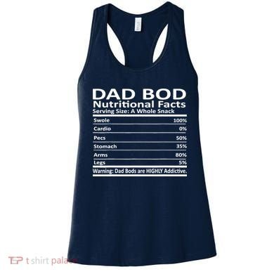 Dad Bod Nutritional Facts Funny Father Women's Tank Top
