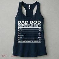Dad Bod Nutritional Facts Funny Father Women's Tank Top thumb 3