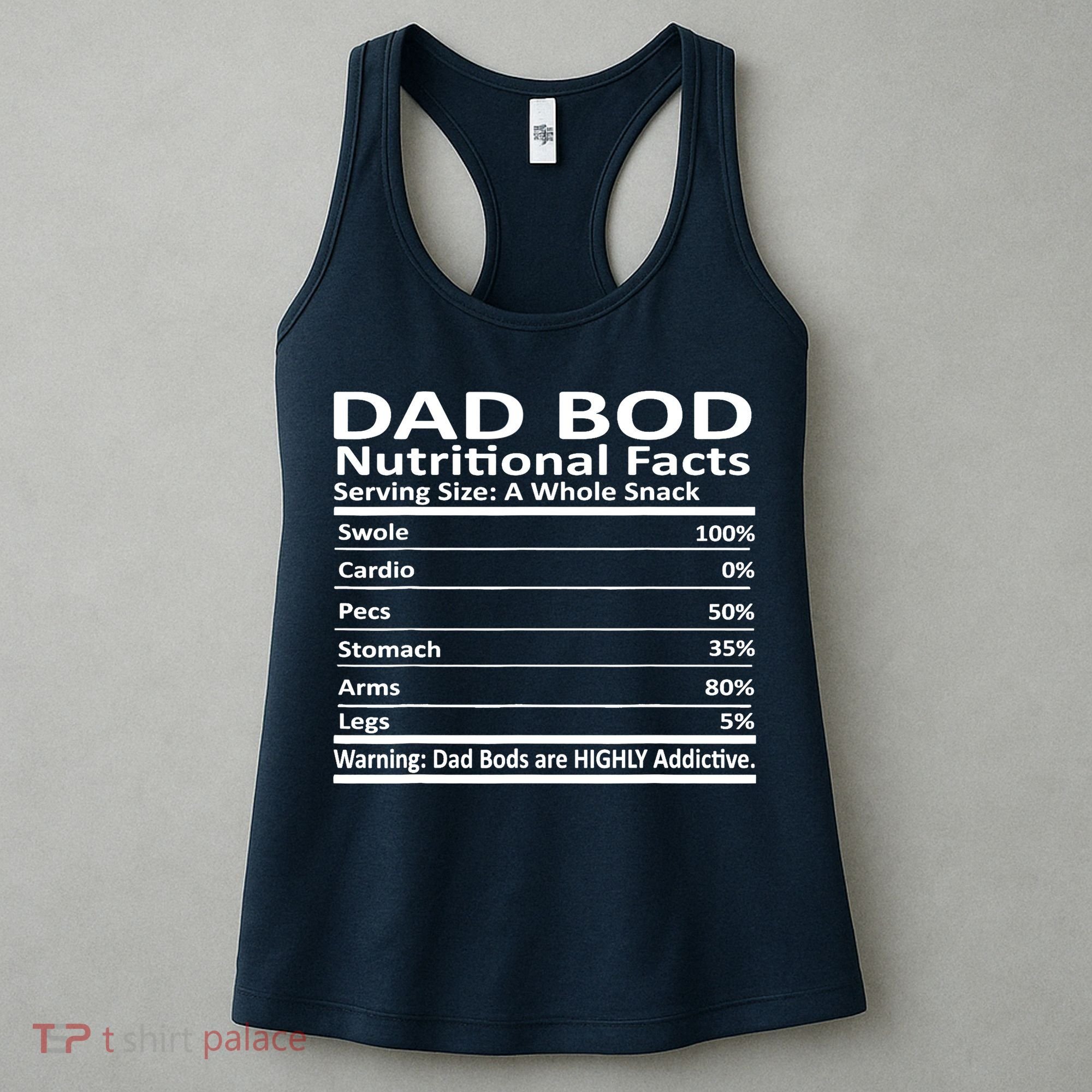 Dad Bod Nutritional Facts Funny Father Women's Tank Top