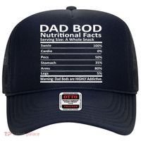 Dad Bod Nutritional Facts Funny Father Hat thumb 0