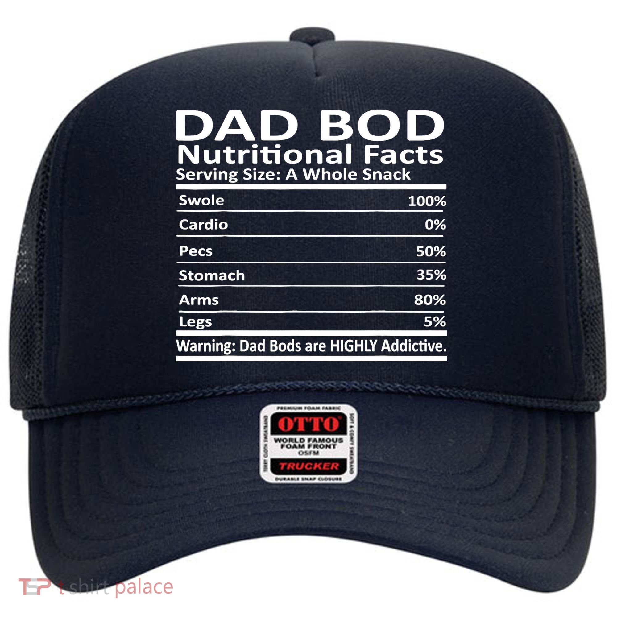 Dad Bod Nutritional Facts Funny Father Hat