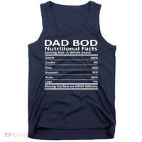 Dad Bod Nutritional Facts Funny Father Tank Top thumb 0