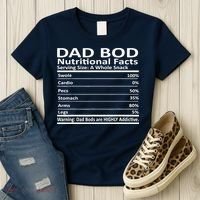 Dad Bod Nutritional Facts Funny Father Women's T-Shirt thumb 3