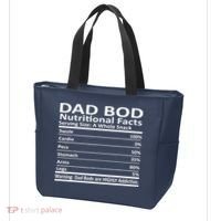 Dad Bod Nutritional Facts Funny Father Tote Bag thumb 3
